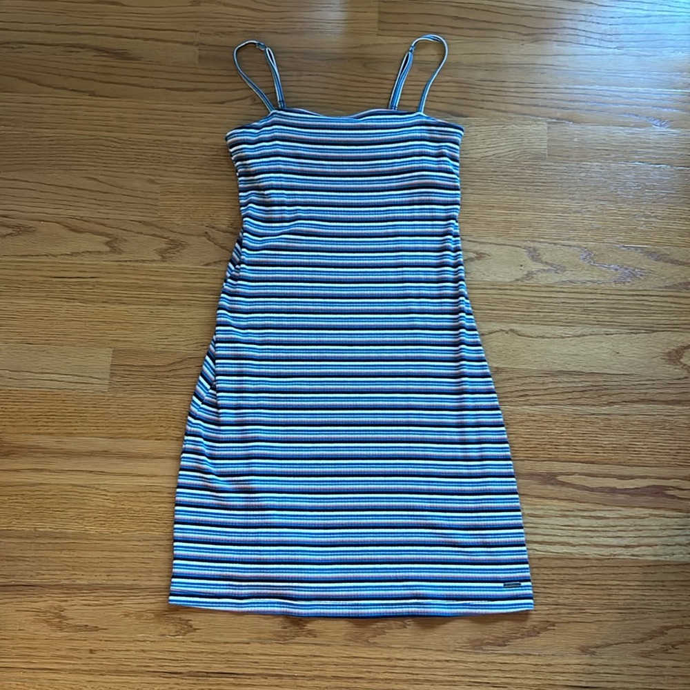 Hollister Red, White, Blue Mini Cami Dress. Size XS